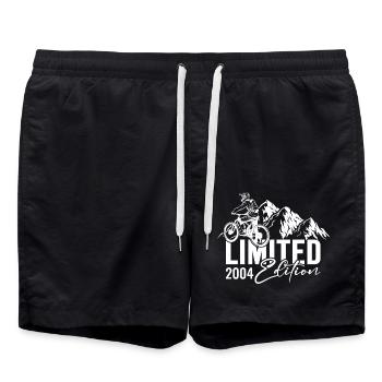 Limited Edition 2004 - Bicycle Cyclist Cycling - Swim Trunks - black - Front - AI Model Male 185 light (185cm)