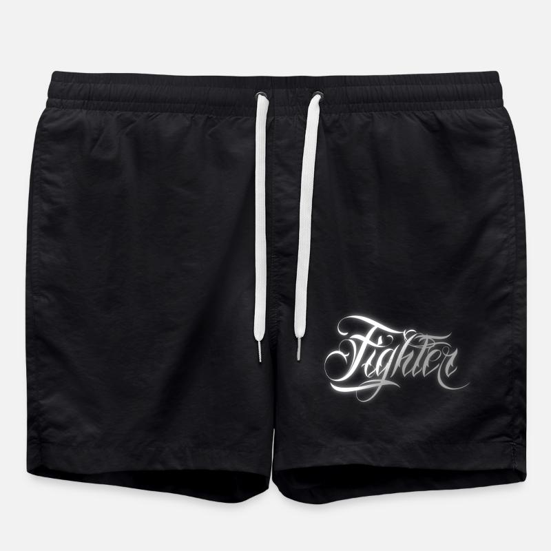 Fighter - Badeshorts - Schwarz