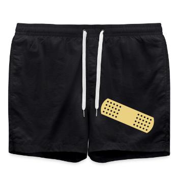 Band-aid - Swim Trunks - black - Front - AI Model Male 185 light (185cm)