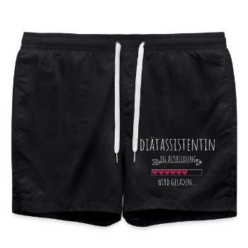 Diätassistentin in Ausbildung Geschenk - Badeshorts - Schwarz - Vorne - AI Model Male 185 light (185cm)