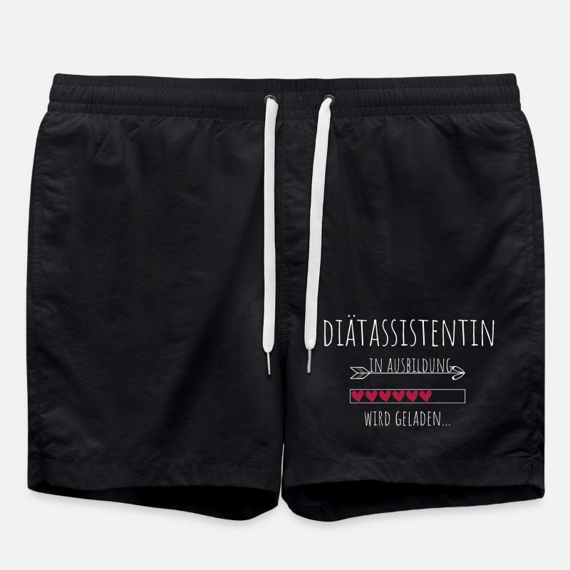 Diätassistentin in Ausbildung Geschenk - Badeshorts - Schwarz