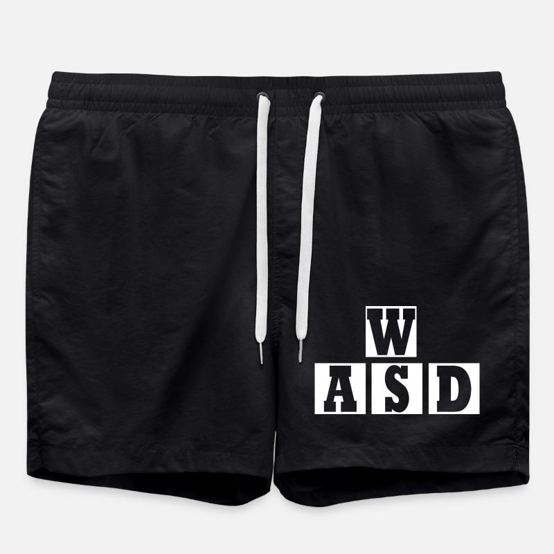 W A S D - Short de bain - noir