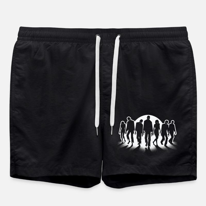 Zombies - Badeshorts - Schwarz