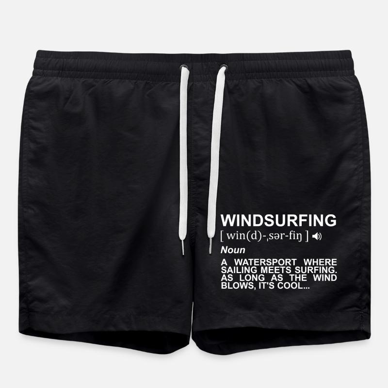 Définition de la planche à voile - Short de bain - noir