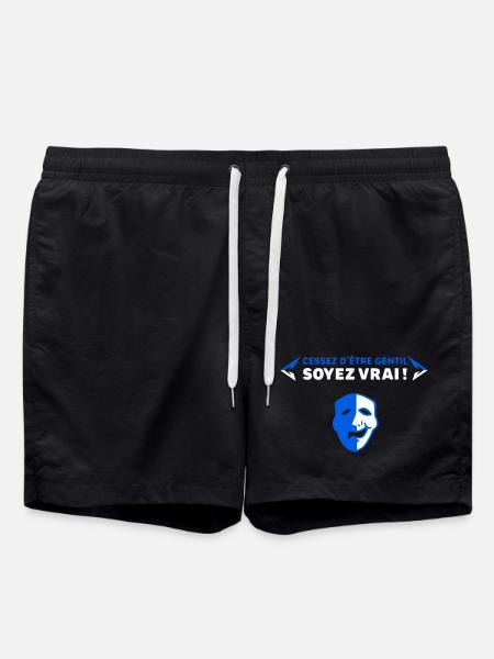 Be true - Swim Trunks - black