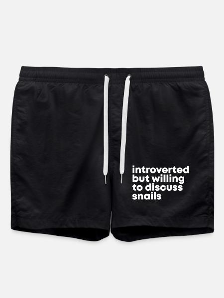 Snail - Swim Trunks - black