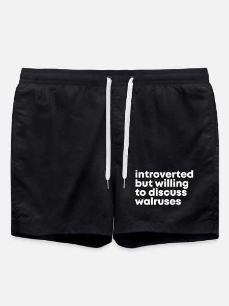 Walrus - Swim Trunks - black