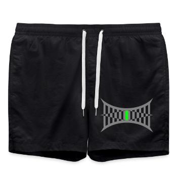 Sehen - Badeshorts - Schwarz - Vorne - AI Model Male 185 light (185cm)