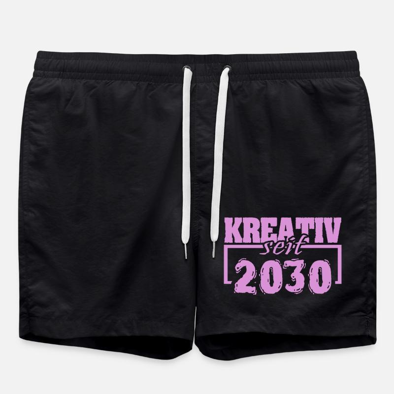 2030 - Short de bain - noir