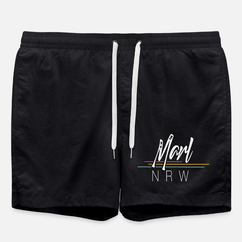 Marl - Swim Trunks - black