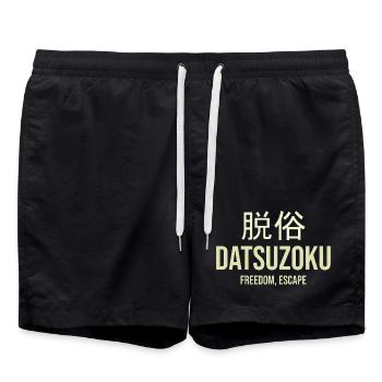 Datsuzoku Liberté Évasion - Short de bain - noir - Devant - AI Model Male 185 light (185cm)