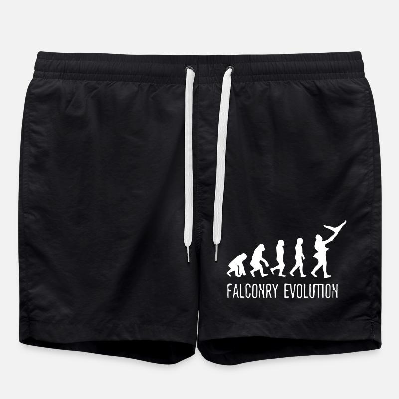 Évolution de la Fauconnerie - Short de bain - noir
