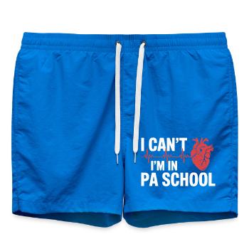PA School Heartbeat Motto - Badeshorts - Cobalt blue - Vorne
