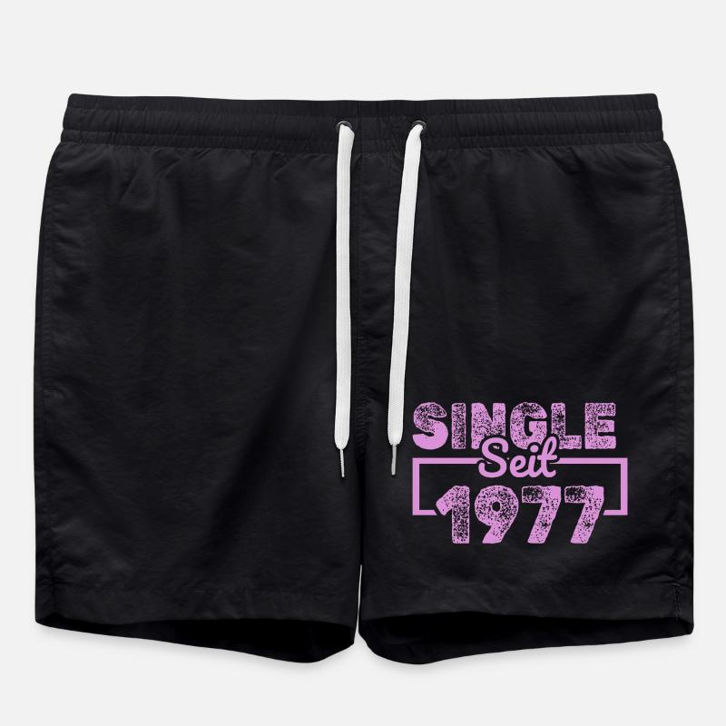 1977 - Swim Trunks - black