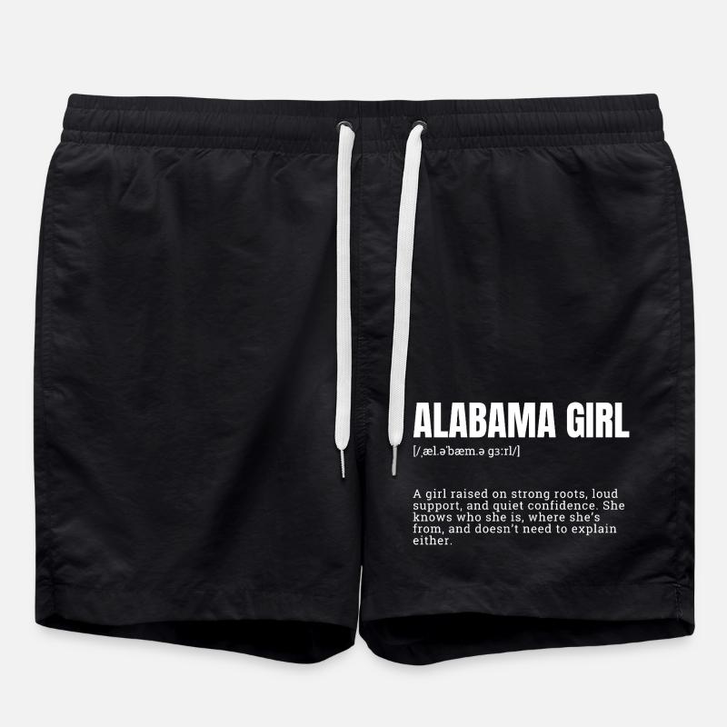 Alabama Girl : Racines solides - Short de bain - noir