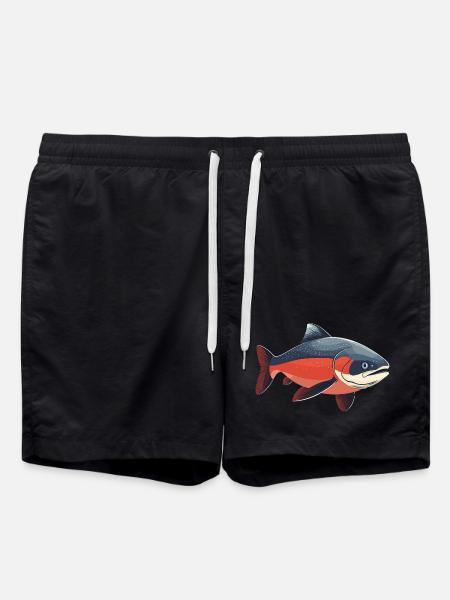 Lachse Lachs - Badeshorts - Schwarz