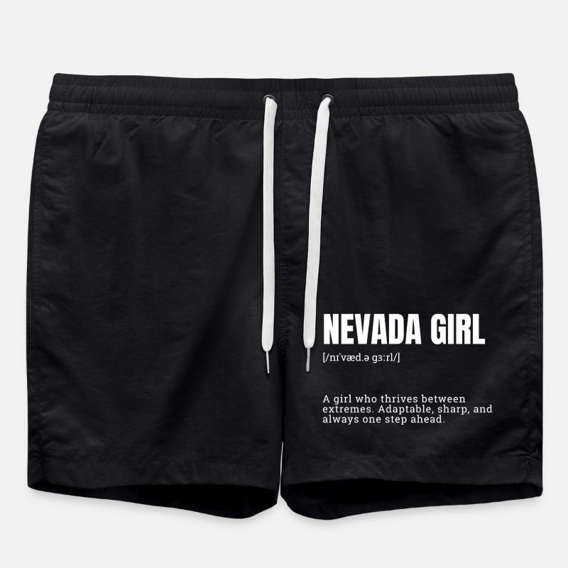 Nevada Girl : Limites audacieuses - Short de bain - noir
