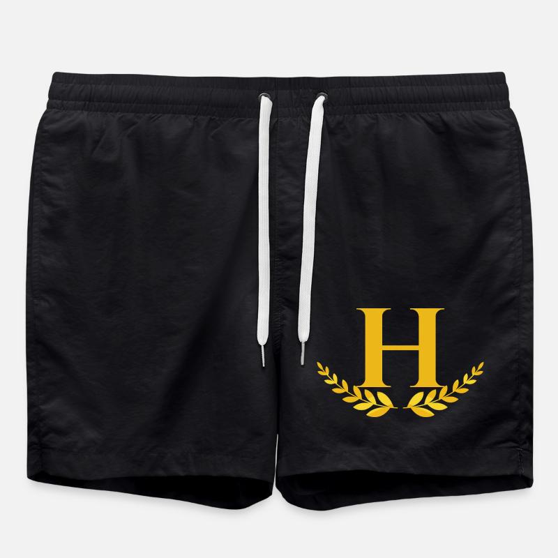 H - Badeshorts - Schwarz