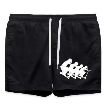 Racing Cyclists Pack Silhouette - Badeshorts - Schwarz - Vorne - AI Model Male 185 light (185cm)