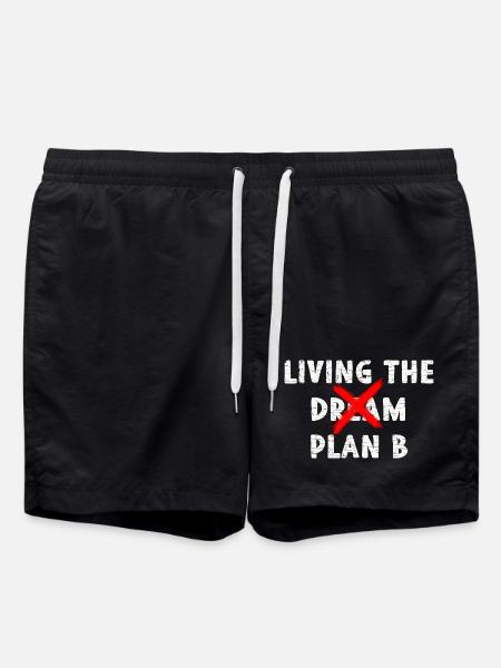 Plan_B - Swim Trunks - black