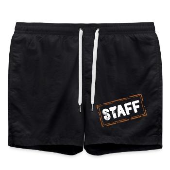 Personnel - Short de bain - noir - Devant - AI Model Male 185 light (185cm)