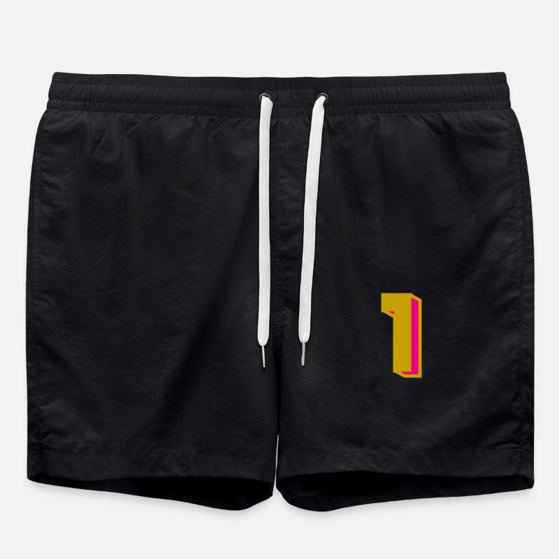 1. 1 YEAR. 1st ANNIVERSARY - Swim Trunks - black