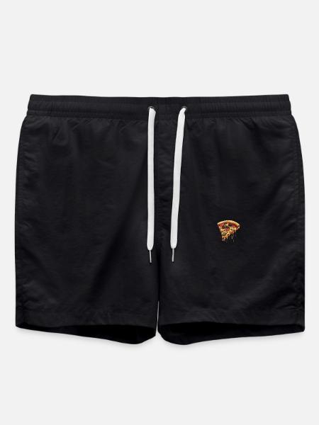 Juicy Pizza Slize - Badeshorts - Schwarz