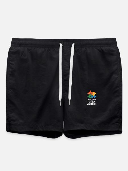 Autism - Swim Trunks - black