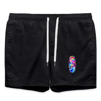 Planche de surf, Surf, Wakeboard, Sports nautiques, Wakesurf - Short de bain - noir - Devant - AI Model Male 185 light (185cm)
