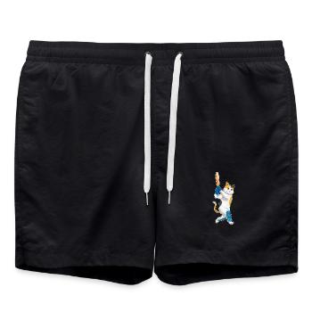 Battes de cricket Cat - Short de bain - noir - Devant - AI Model Male 185 light (185cm)