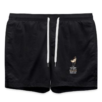 Sorry If I Was Too Much Self Worth Power Woman Ex - Swim Trunks - black - Front - AI Model Male 185 light (185cm)
