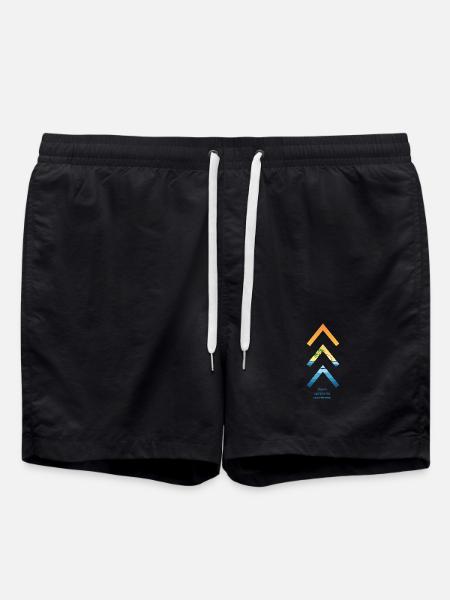 3-Tribe-Pfeil für das Bewusstsein für das Down-Syndrom - Badeshorts - Schwarz