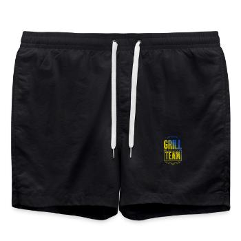 Grill Crew - Swim Trunks - black - Front - AI Model Male 185 light (185cm)