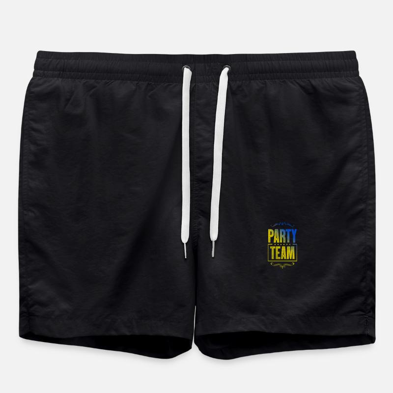 Party Crew - Swim Trunks - black