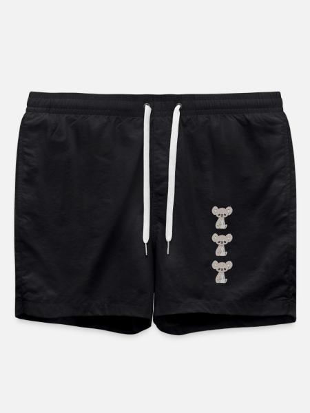 Triple Koala - Short de bain - noir