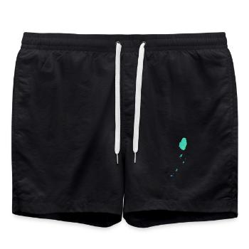 Saint Vincent and the Grenadines - Swim Trunks - black - Front - AI Model Male 185 light (185cm)