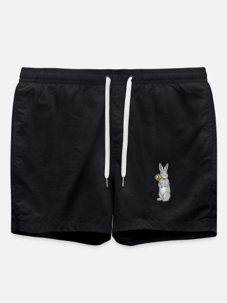 Rabbit lollipop - Swim Trunks - black