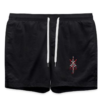 Ninja Set 1 - Short de bain - noir - Devant - AI Model Male 185 light (185cm)