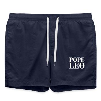 POPE Leo - Badeshorts - French Navy - Vorne - AI Model Male 185 light (185cm)