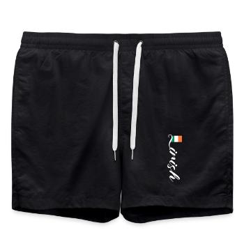 Irlande - Short de bain - noir - Devant - AI Model Male 185 light (185cm)