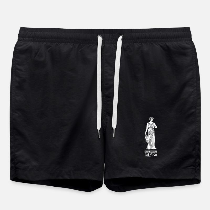 Calypso (white) - Swim Trunks - black