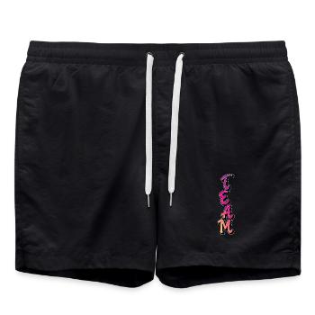 Team - Swim Trunks - black - Front - AI Model Male 185 light (185cm)