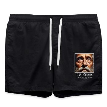 MOSES - Swim Trunks - black - Front - AI Model Male 185 light (185cm)
