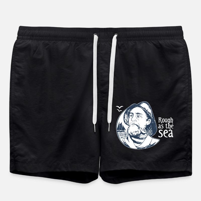 seaman - Badeshorts - Schwarz