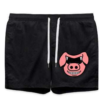 Porc frais - Short de bain - noir - Devant - AI Model Male 185 light (185cm)