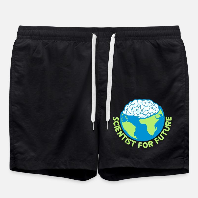 Scientist for Future - Swim Trunks - black