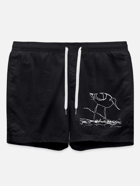 Avocets - Swim Trunks - black