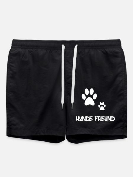 Hundefreund - Badeshorts - Schwarz