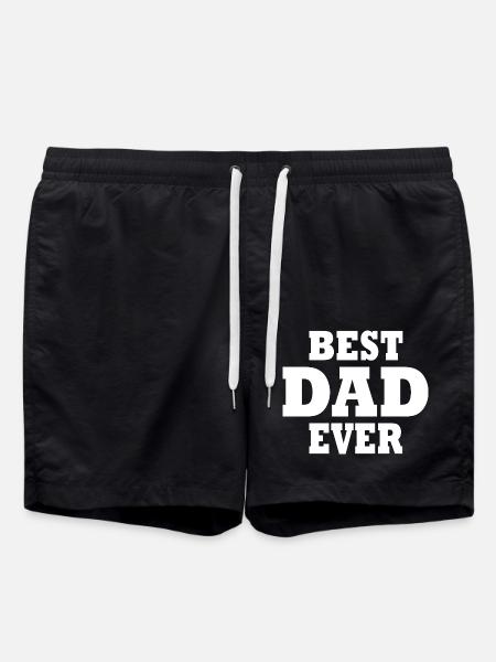 Best dad ever - Swim Trunks - black