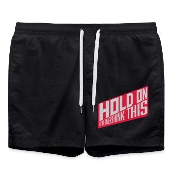 Let me overthink this - Swim Trunks - black - Front - AI Model Male 185 light (185cm)